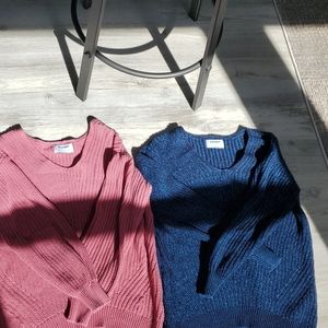 Sweater. Both for $20
